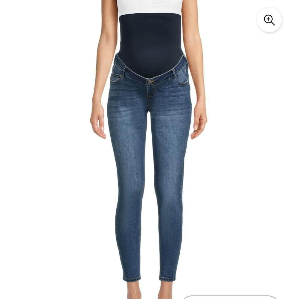 Time and Tru Women's Skinny Jeans - Dark Blue
